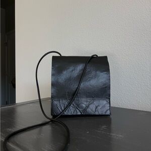 Sleek Black Crossbody Bag